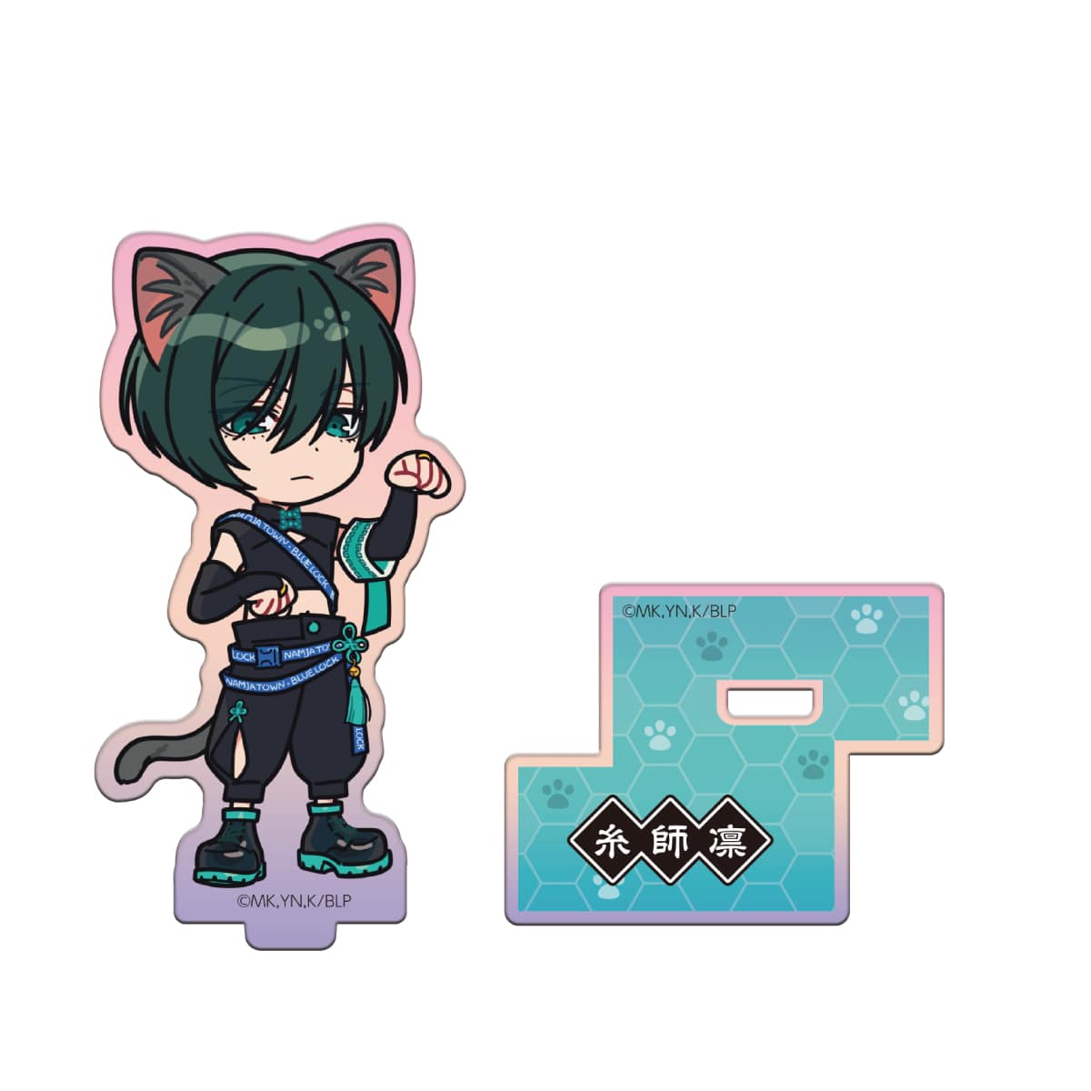 ブルーロック チャイにゃ アクリルスタンド 士道龍聖 2次販売】ブルー