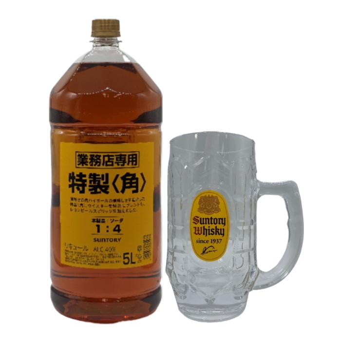 サントリー 特製ウイスキー 角 5L 4本セット