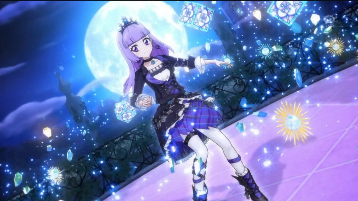 アイカツ ブルーエンプレスコーデ 氷上スミレ 美品】アイカツ