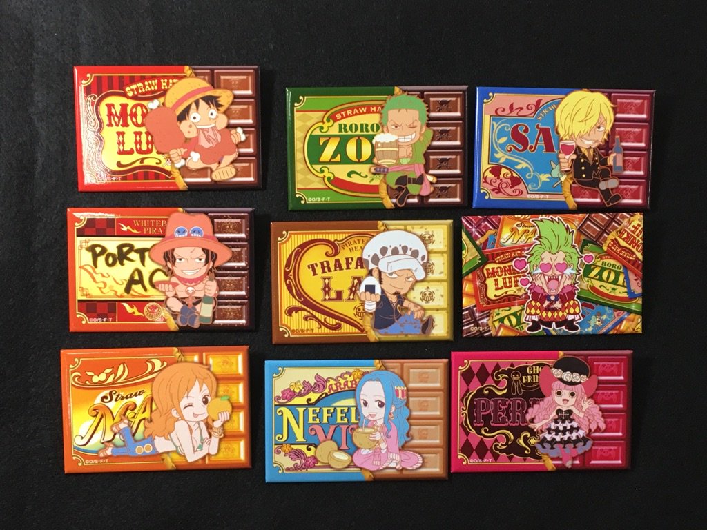 ONEPIECE ハウステンボス 缶バッジ ルフィ ゾロ サンジ チョッパー