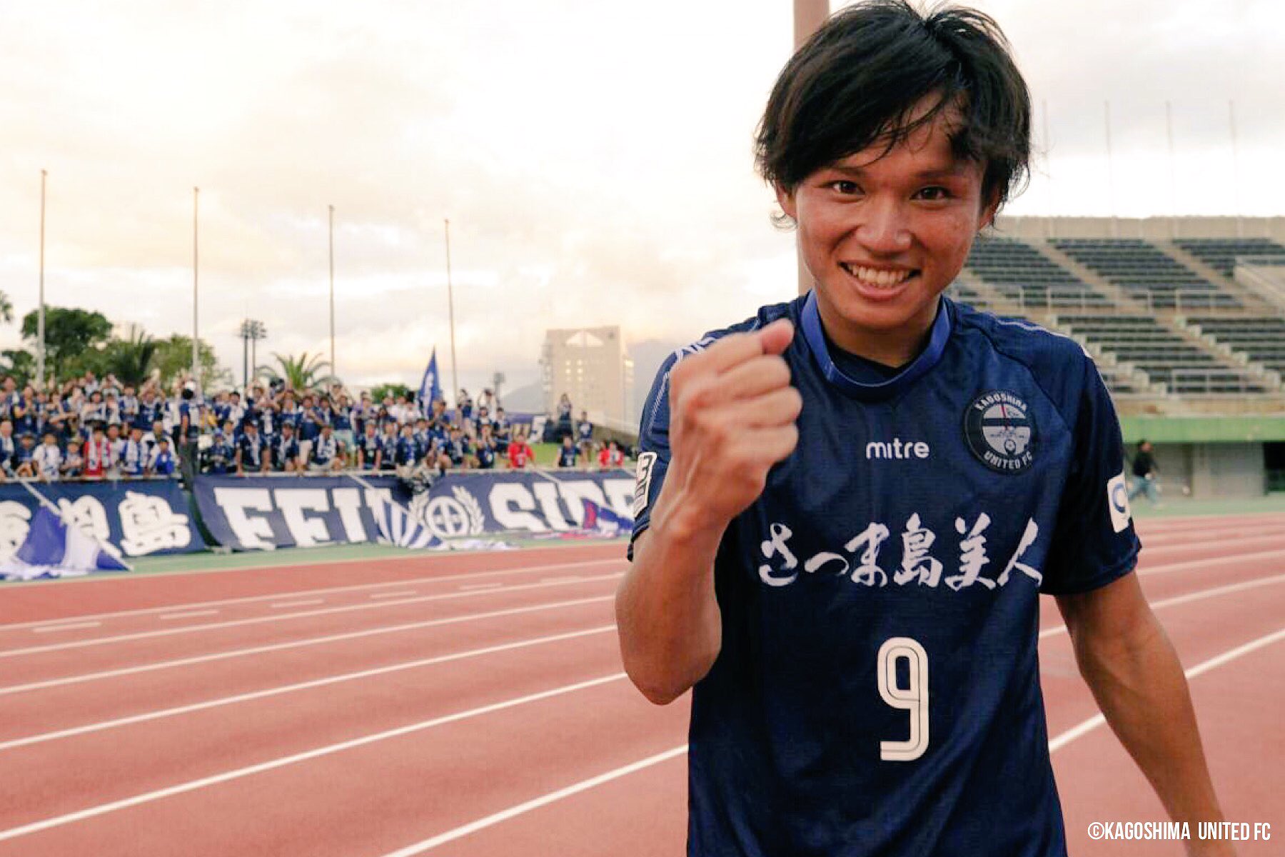 鹿児島ユナイテッドFC オーセンティックユニフォーム 藤本憲明 2024 XL
