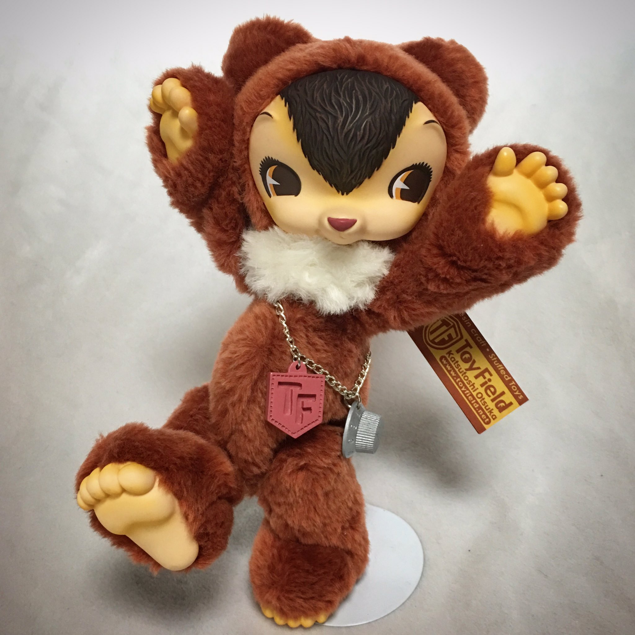 2001年制作?大塚勝俊作家ハンドメイド1点ものファニーなピンクの足長