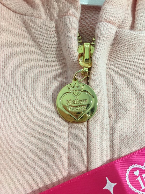 うさ耳パーカー】 祝・Mellow Pretty 15周年♡ファスナーチャームや