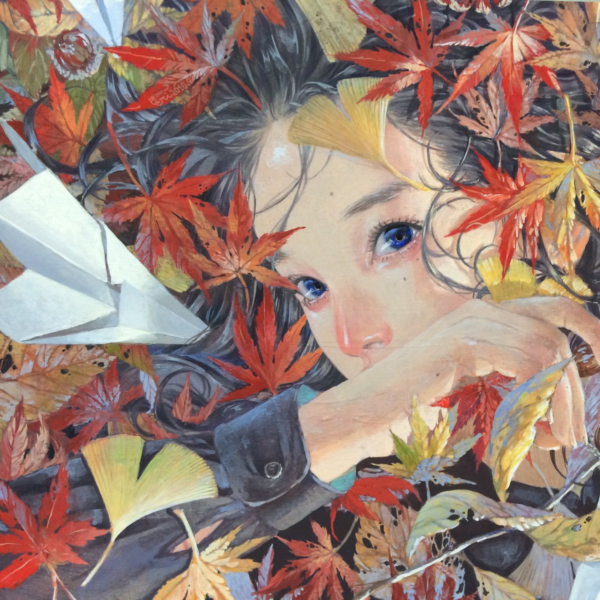 原画4点セット】○Kaoruko Negishi○ アクリル画 紐付き 【公式通販】