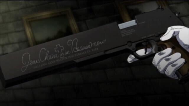 激レア ヘルシング アーカードの銃 ジャッカル 対化物戦闘用13mm 漫画