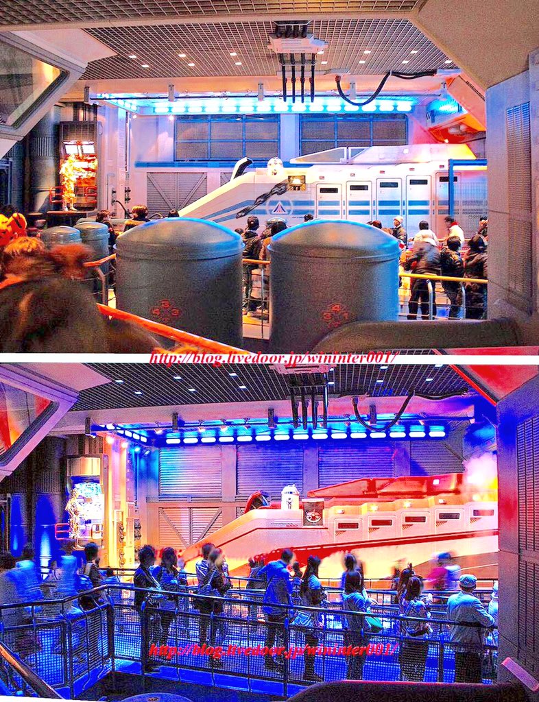 旧スターツアーズ Qライン ポスター 旧『Star Tours』のQライン