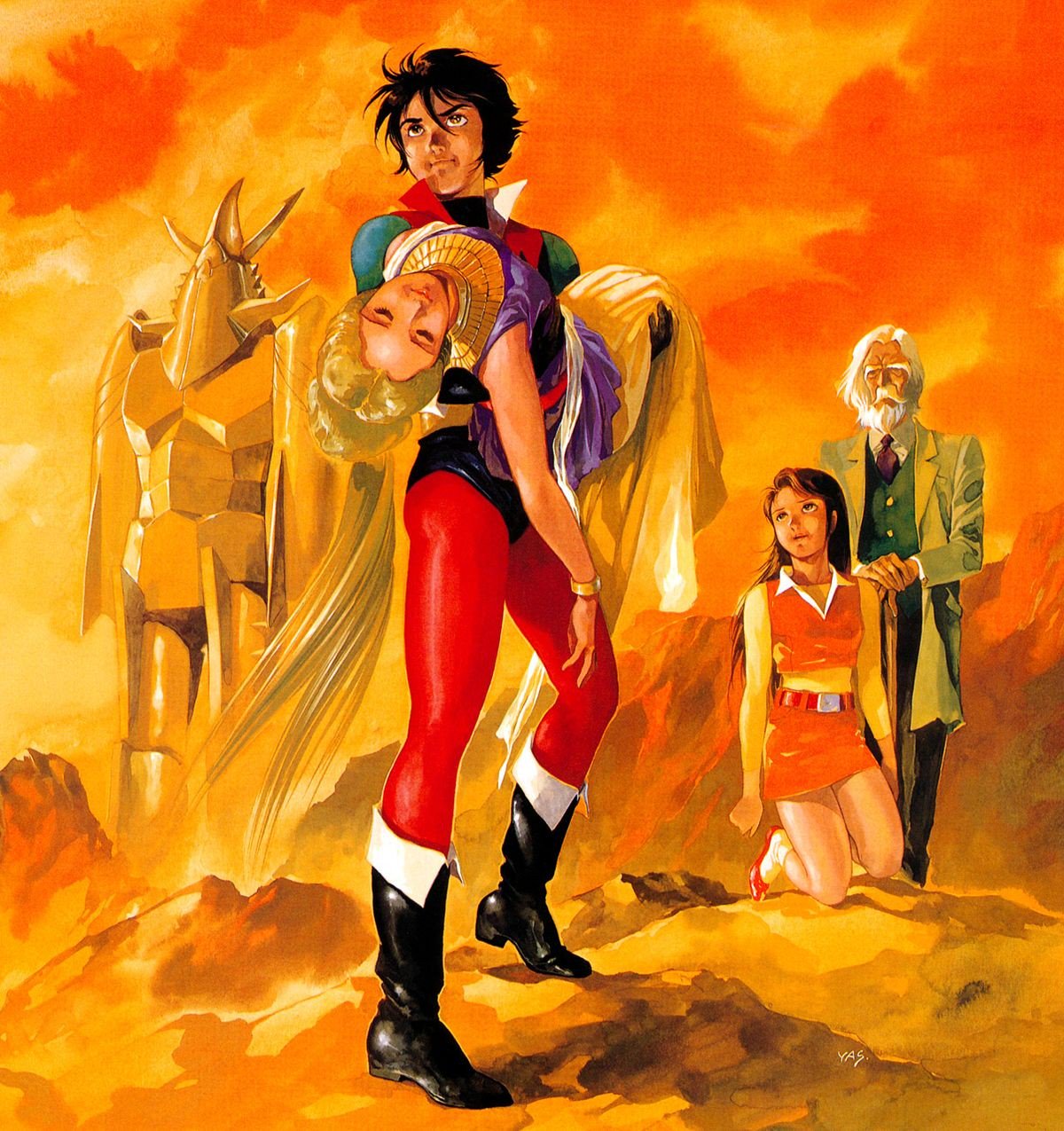 ☆消しゴム 勇者ライディーン 安彦良和先生/日本サンライズ/セイカ