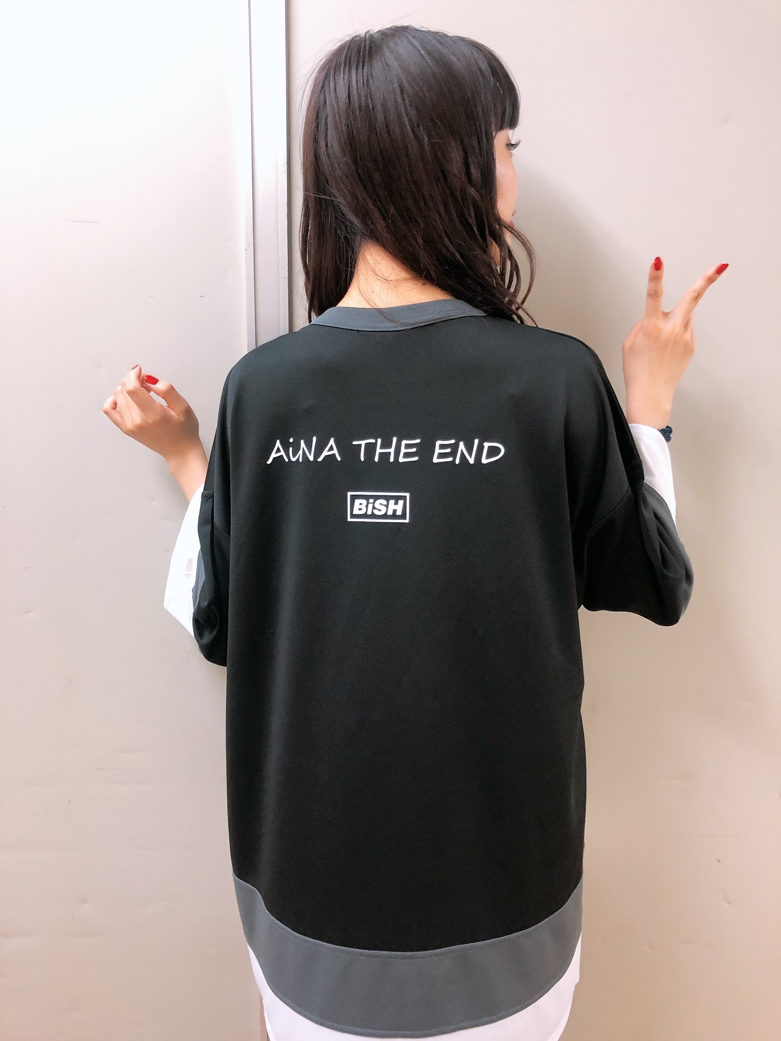 BiSH TO THE END TO THE END Tシャツ BiSH fr2 コラボ Tシャツ アイナ