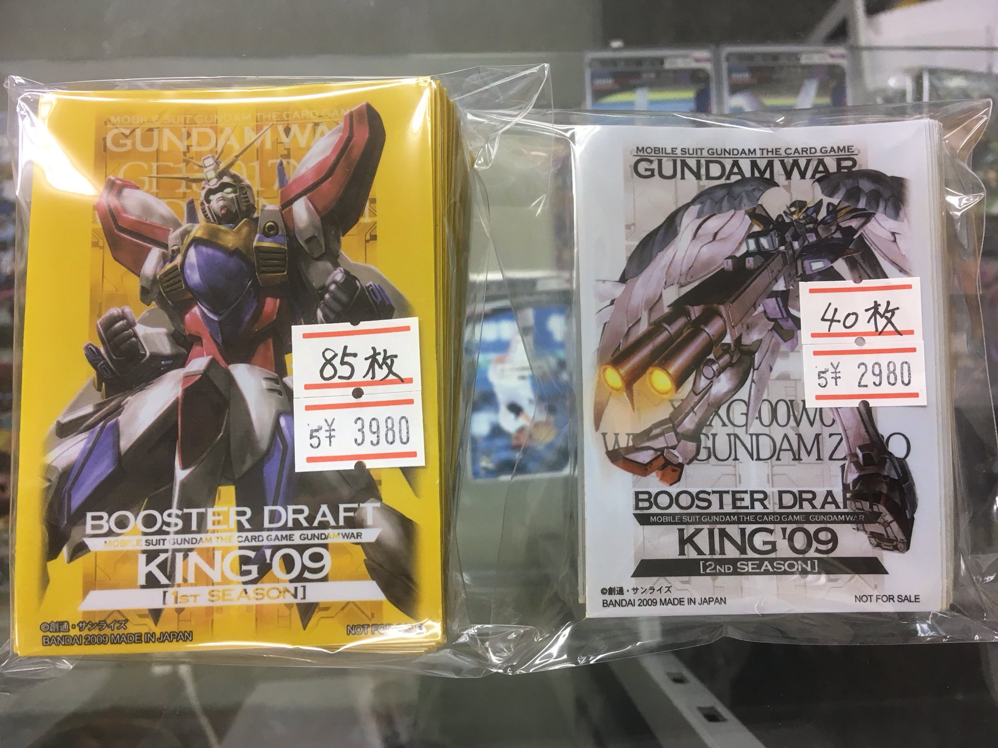 ウイングガンダムゼロ ガンダムウォー大会スリーブ 65枚 ゴッド