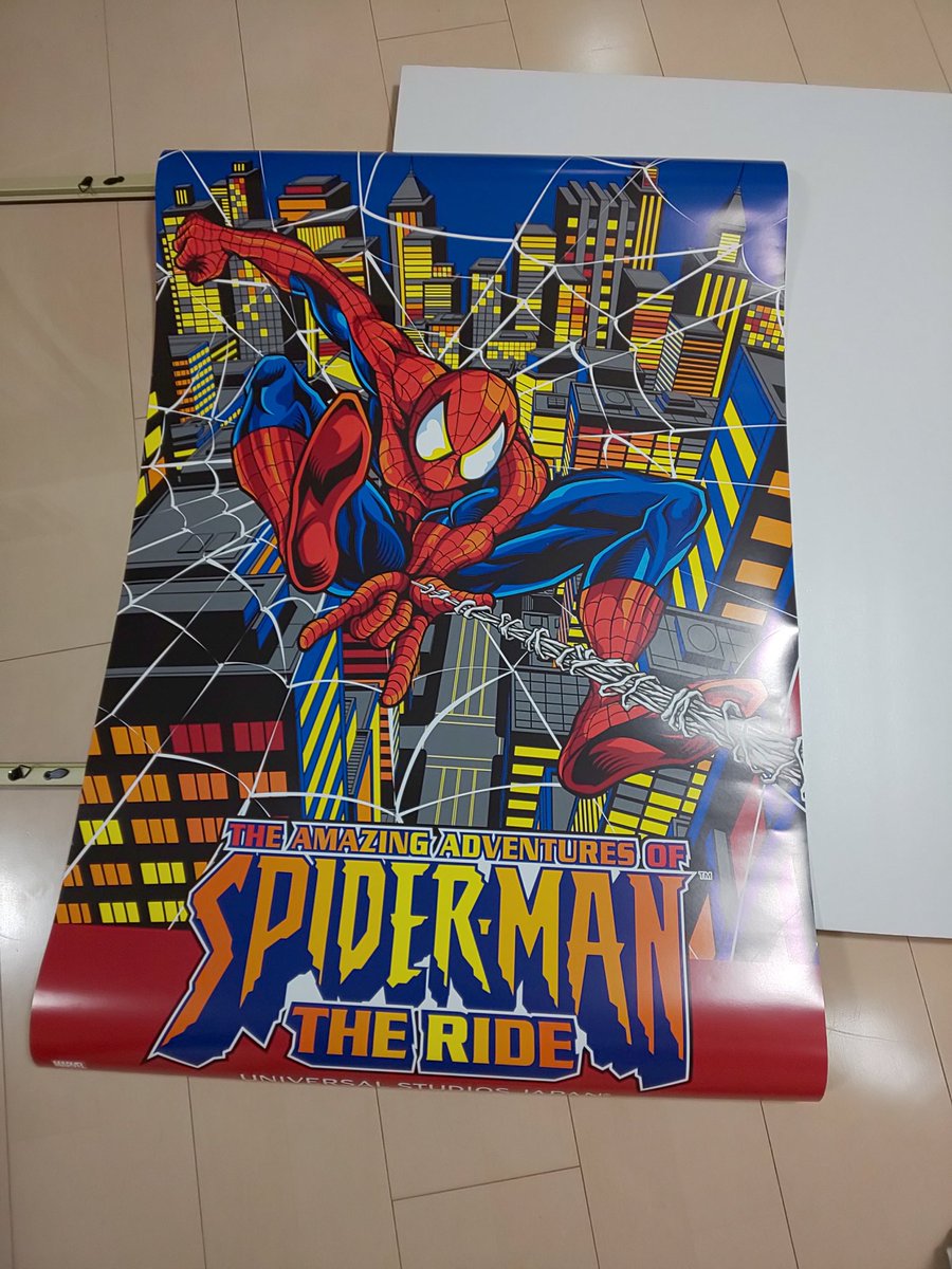 ユニバーサルスタジオジャパン USJ限定 スパイダーマン ポスター 新品