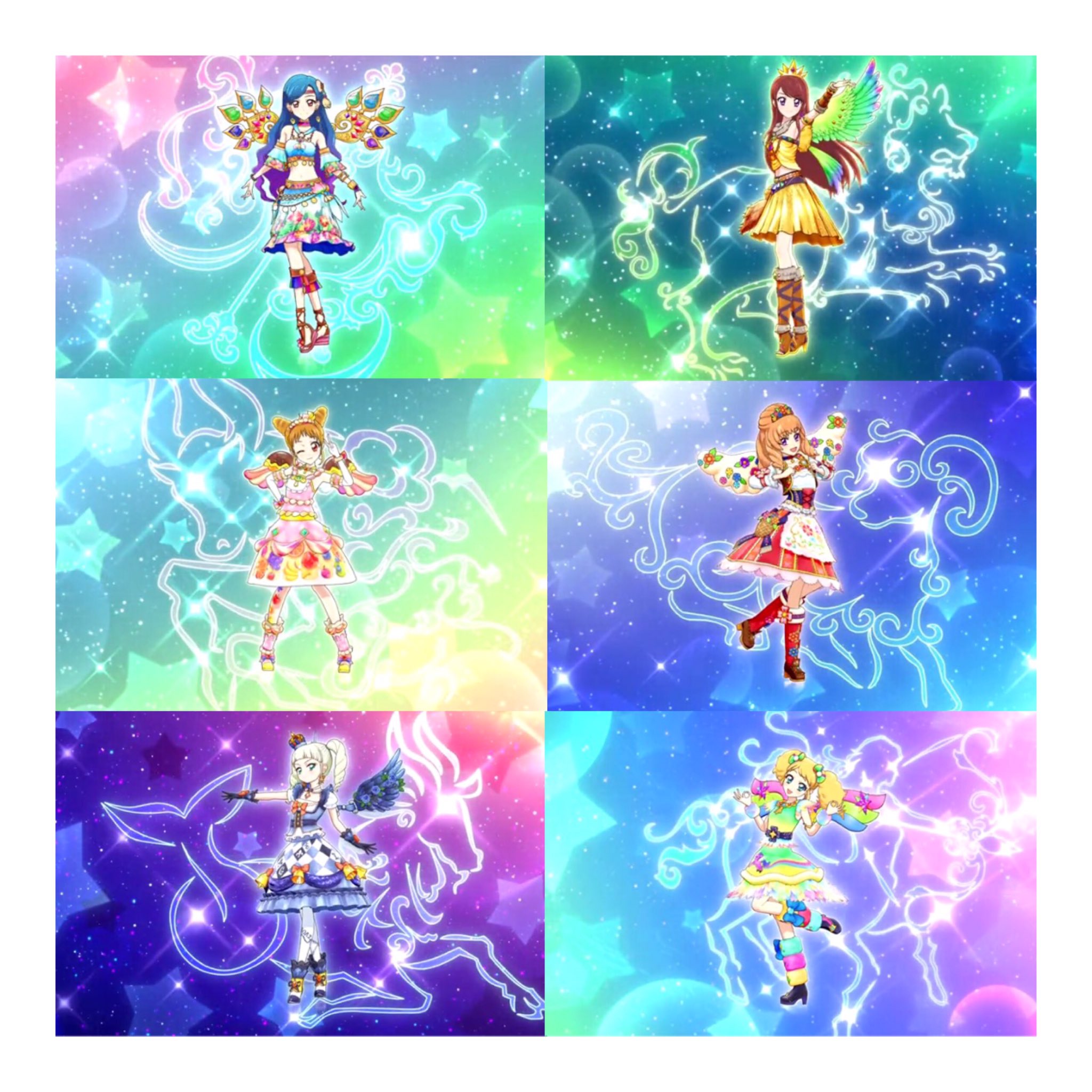 アイカツ 霧矢あおい 星座ドレス アイカツ ルーレット 星座ドレス