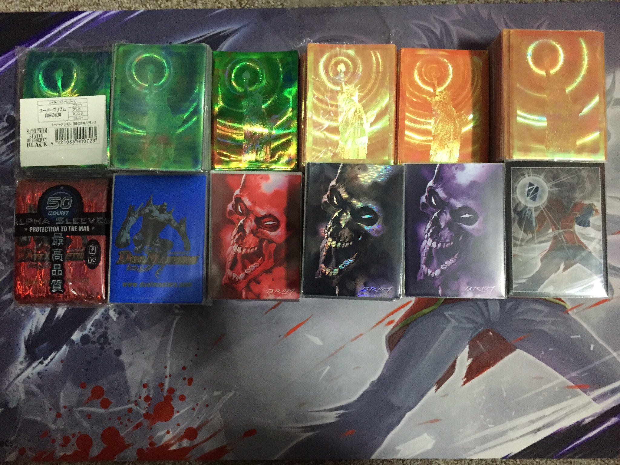 自由の女神スリーブ 緑 50枚 自由の女神スリーブ 緑 50枚 自由の