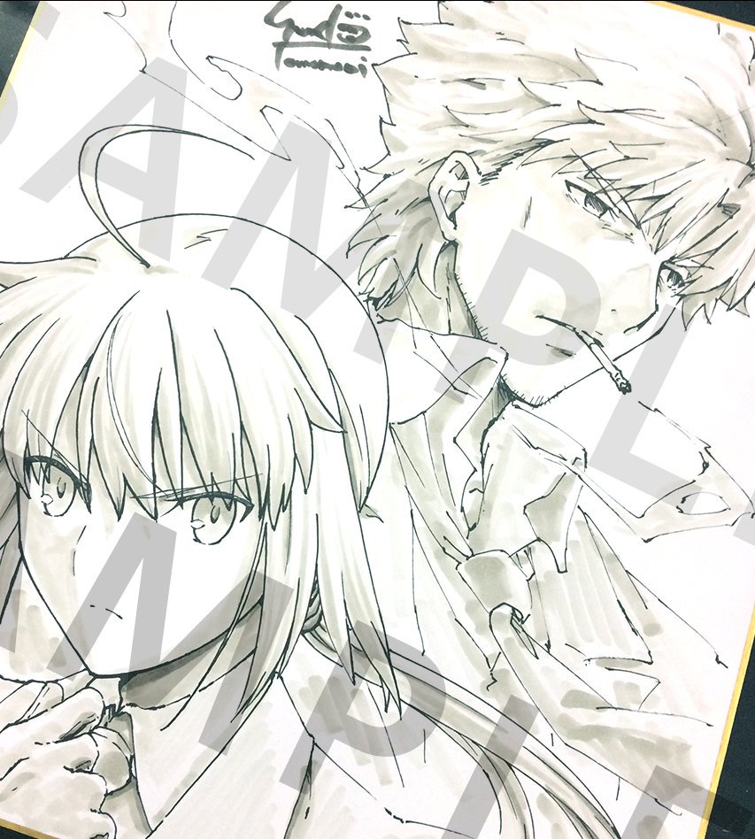 Fate/zero プロダクションサインボード イラストボード FGO Fate/zero