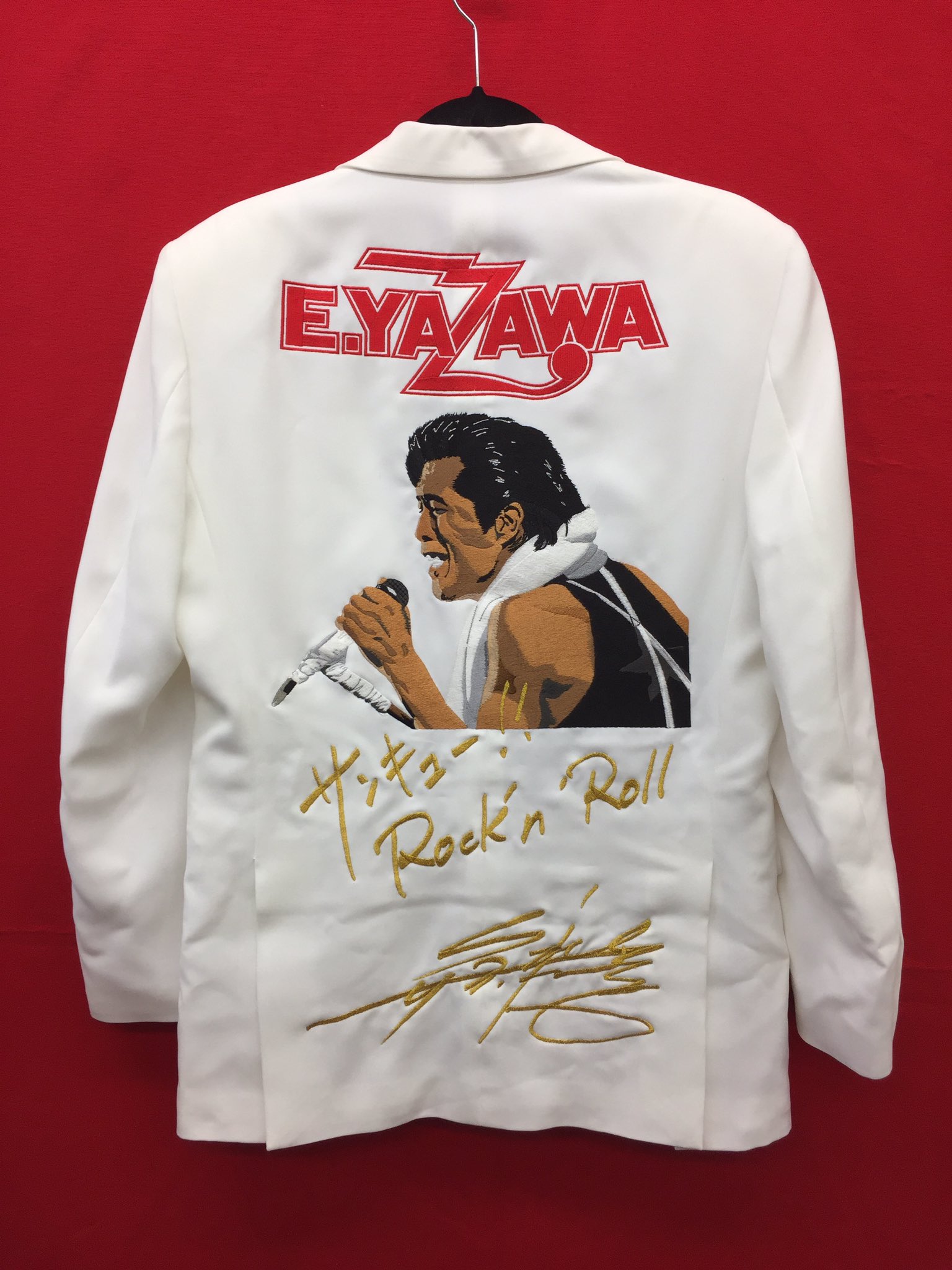 矢沢永吉非売品 サントリープレミアムモルツ スカジャン メンズ USED