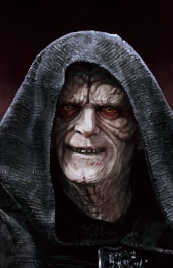 イアン・マクダーミドサイン入り色紙(スター・ウォーズ皇帝) イアン