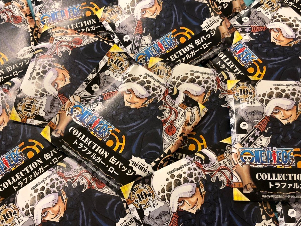 ワンピース ジャンプフェスタ 2014 缶バッジ セット 原作 ロー エース