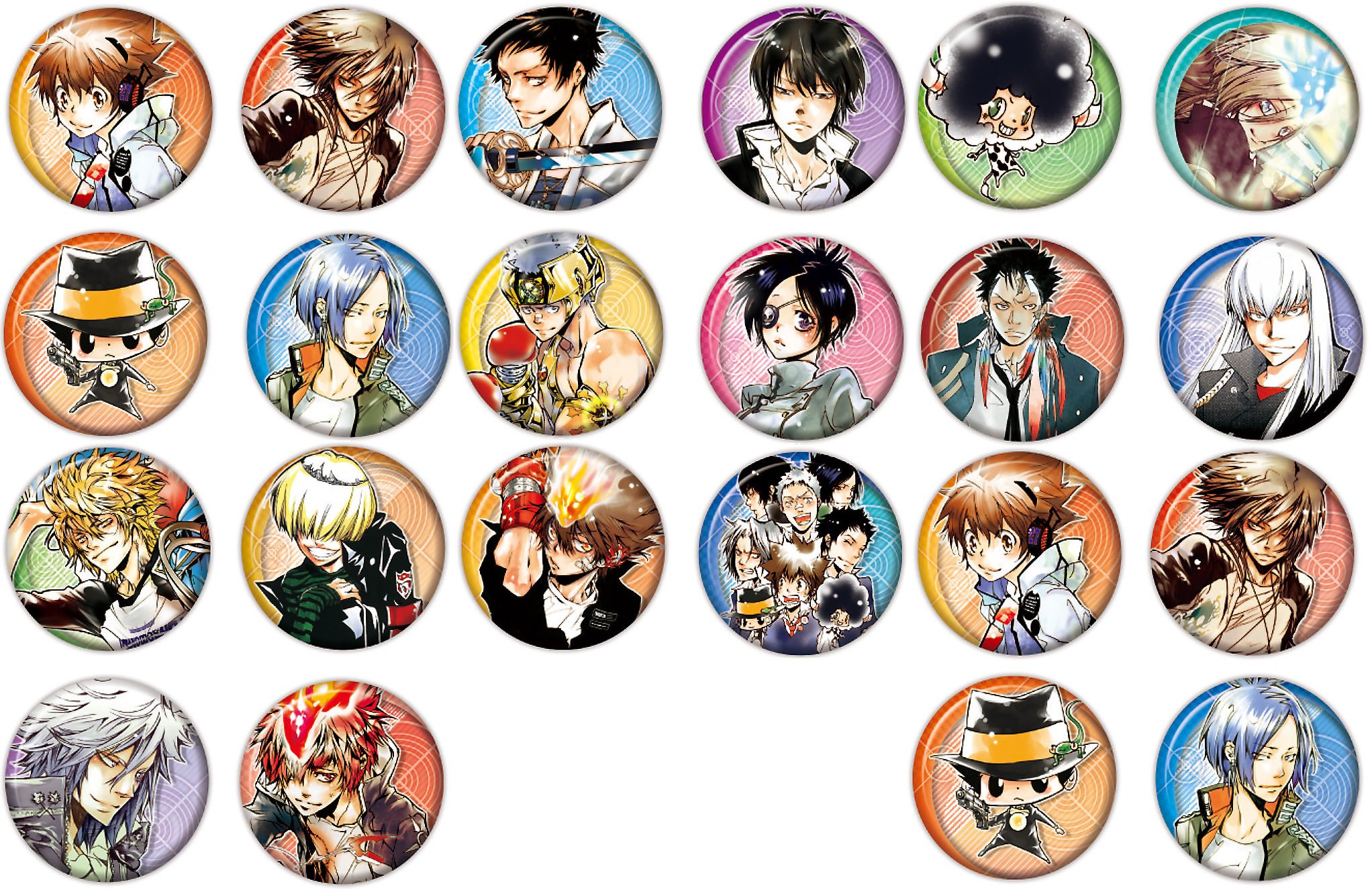 天野明展 家庭教師ヒットマンREBORN! ツナ コレクション缶バッジ 天野