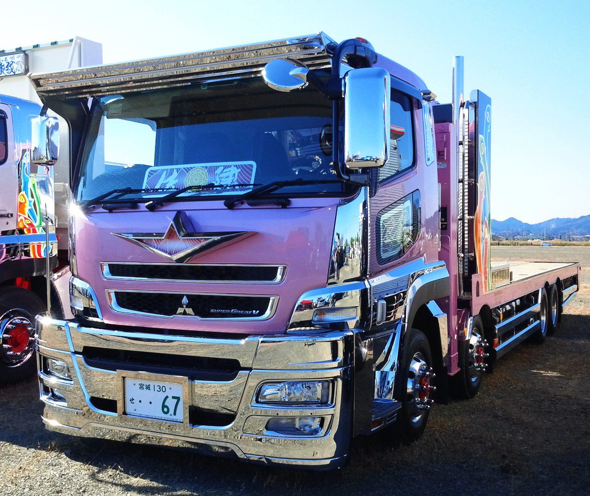 激レア】三菱ふそう・スーパーグレート FUSO トラック野郎 デコトラ 激