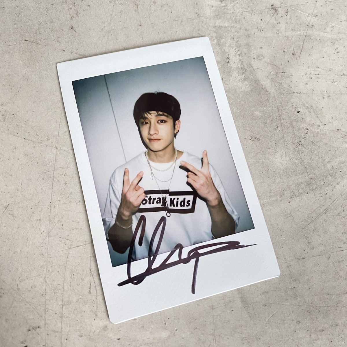 Stray Kids dominATE バンチャン サイン入りチェキ Stray Kids