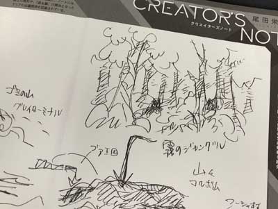 尾田栄一郎先生のノート