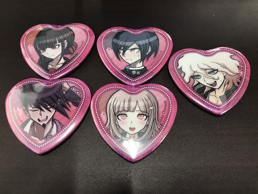 ダンガンロンパ V3 テレ顔 照れ顔 ハート缶 缶バッジ 最原 終一 ダンガン