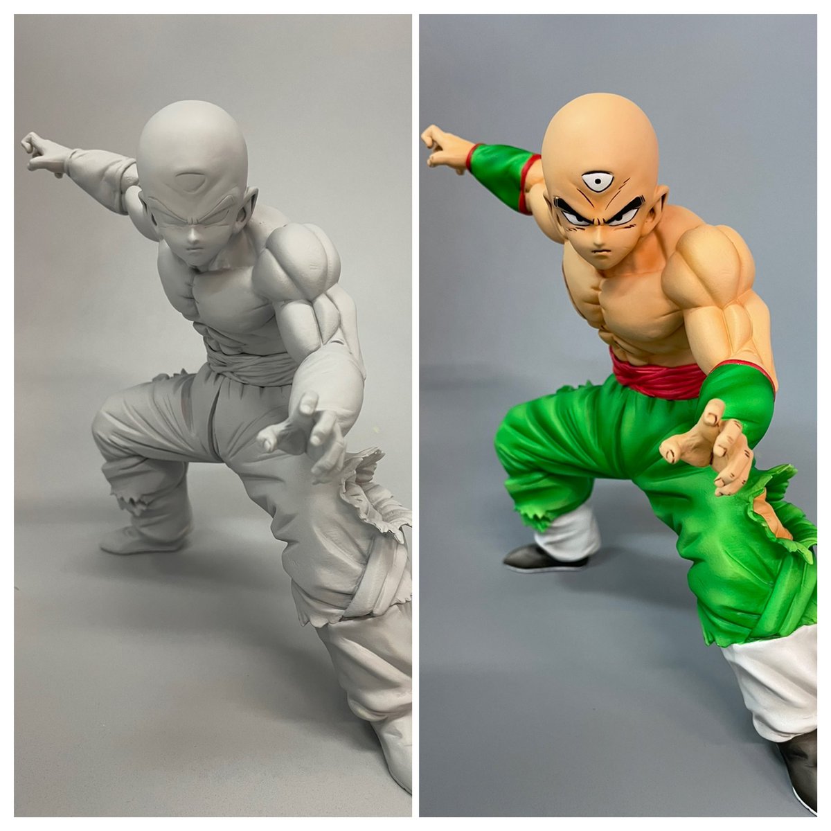 超造集 リペイント 天津飯 ドラゴンボール 天津飯 造形 リペイント