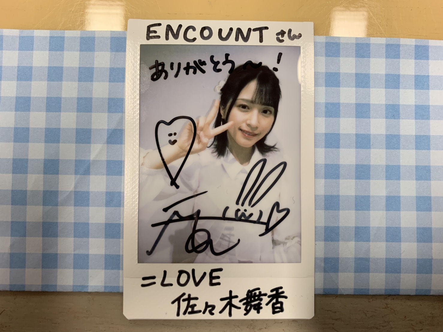 イコラブ 佐々木舞香 直筆 6周年 ゲーム・おもちゃ・グッズ 佐々木舞香