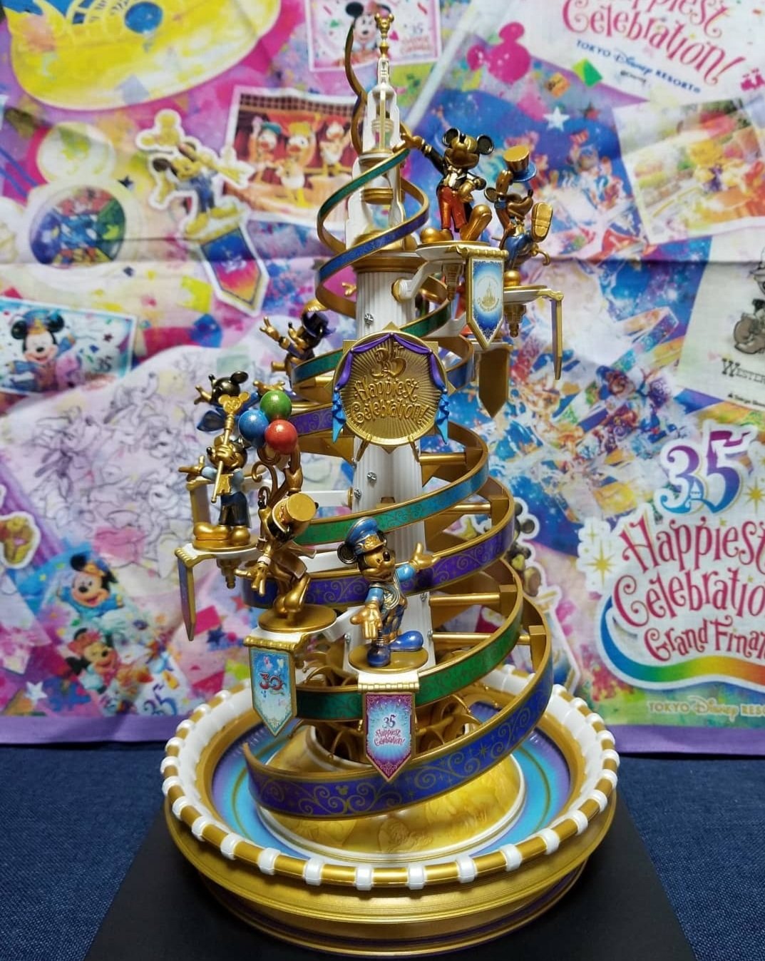 ディズニーランド 35周年 セレブレーションタワー フィギュア ミッキー