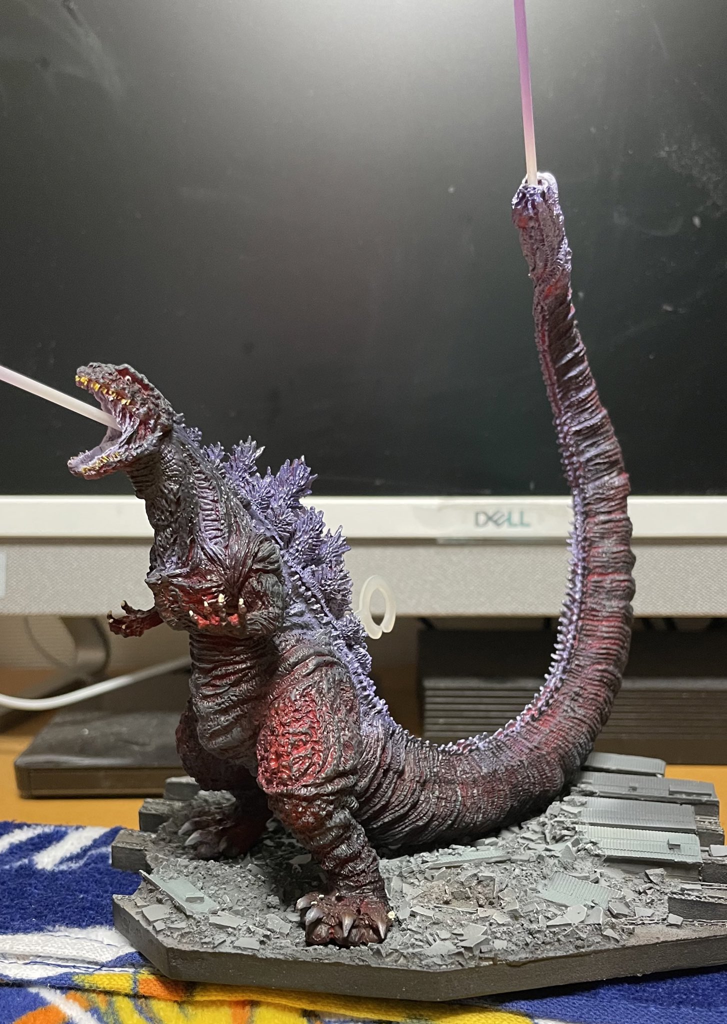 ゴジラ特撮大百科 オーナメント ゴジラ第四形態ver.2.2 放射線流発射