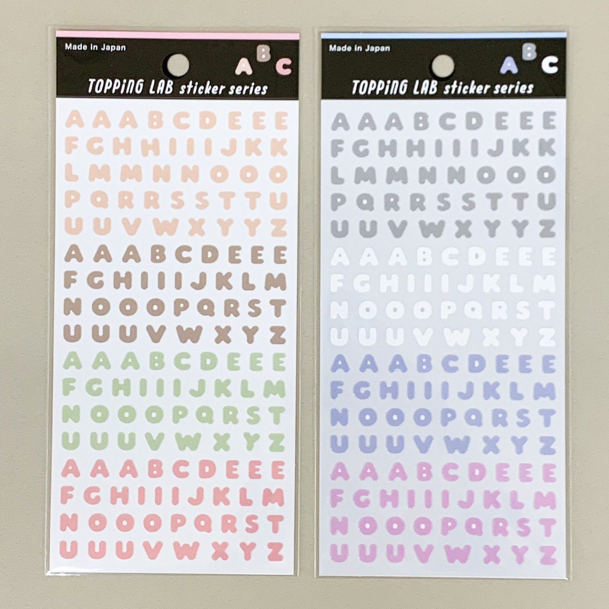 セリア TOPPing LAB ステッカーシール ジュエル 4種