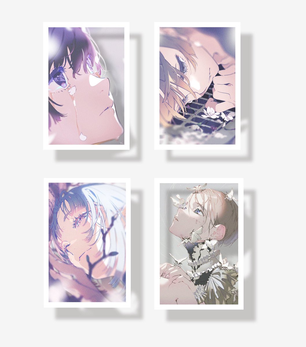 個展グッズ】 クリアポストカード 8種 ※セットではなくバラ売りです