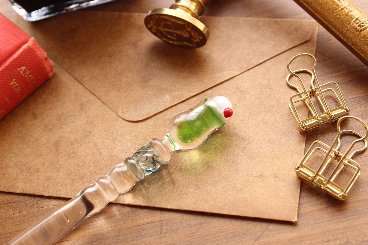 恋するガラスペン クリームソーダ】 追加生産が決定していた、こちらの