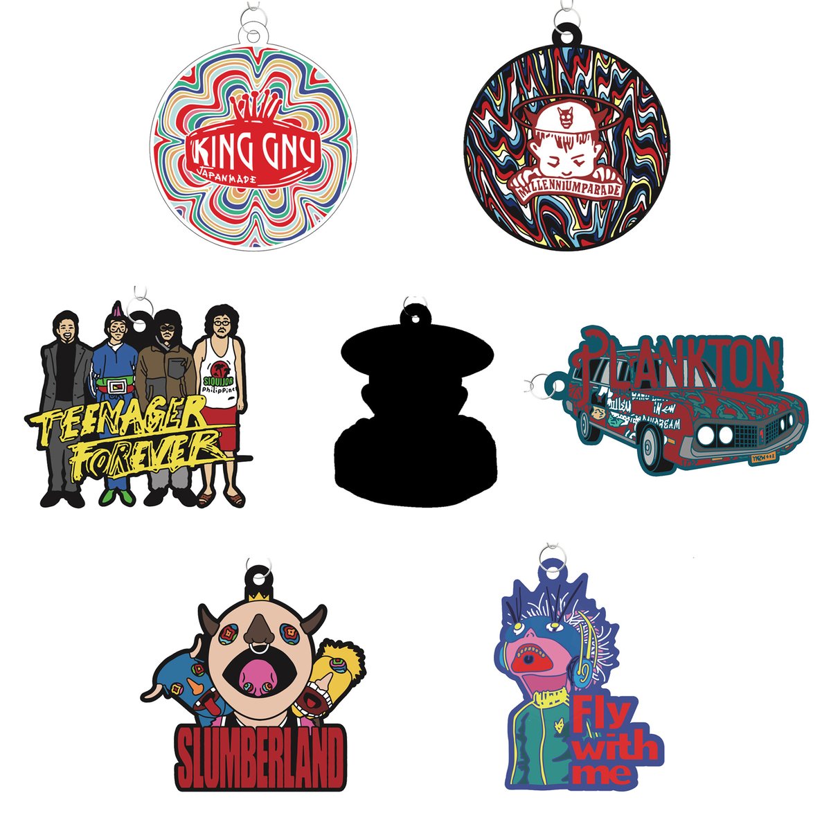 ヌーミレパーク(仮)』ラバーキーホルダー オンラインストアの販売は、1