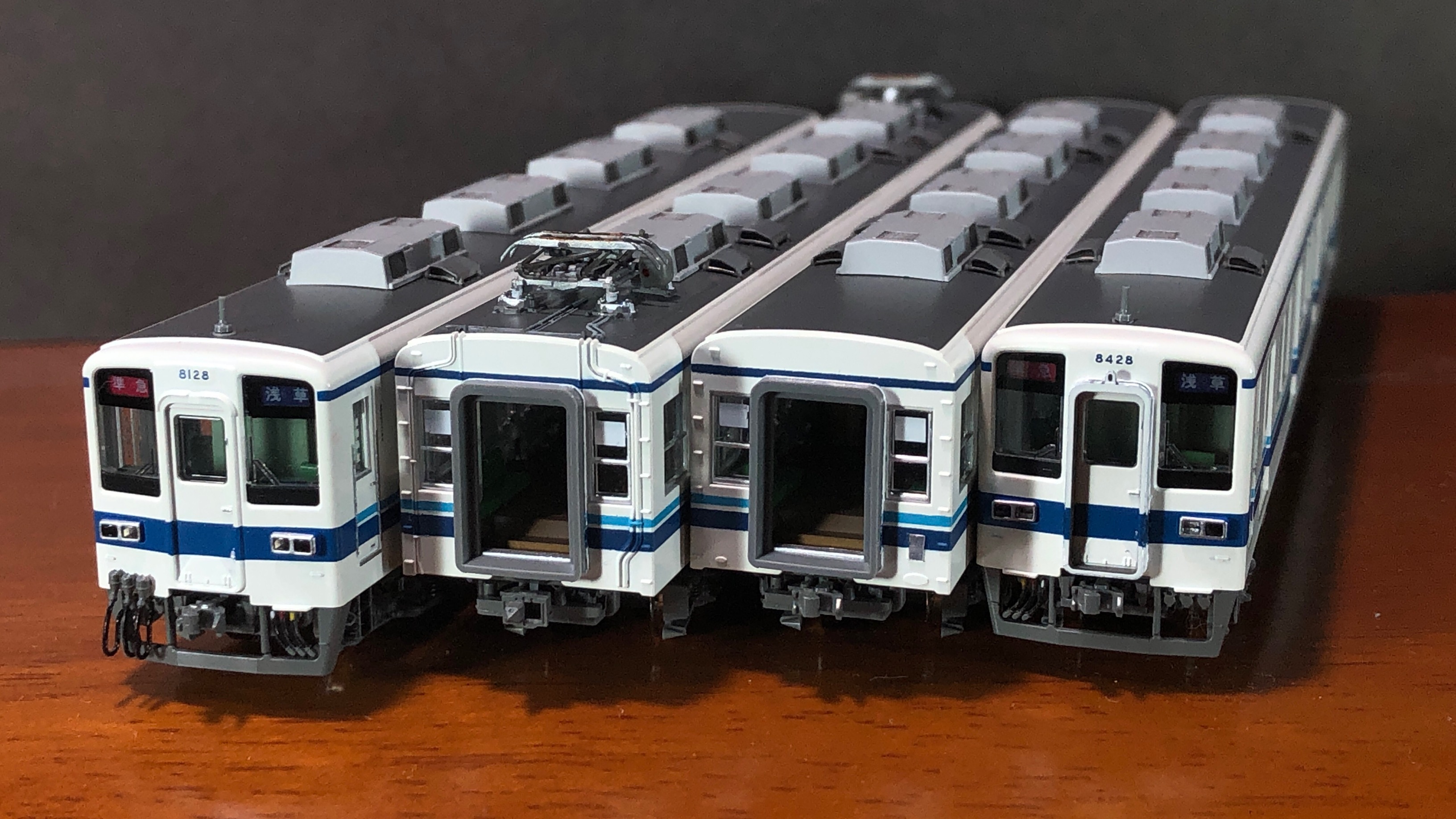 加工あり］KATO 東武8000系 12両 加工あり］KATO 東武8000系 12両 加工