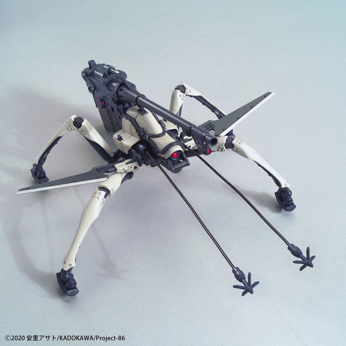 明日「86―エイティシックス―」に登場するジャガーノートのプラモデル