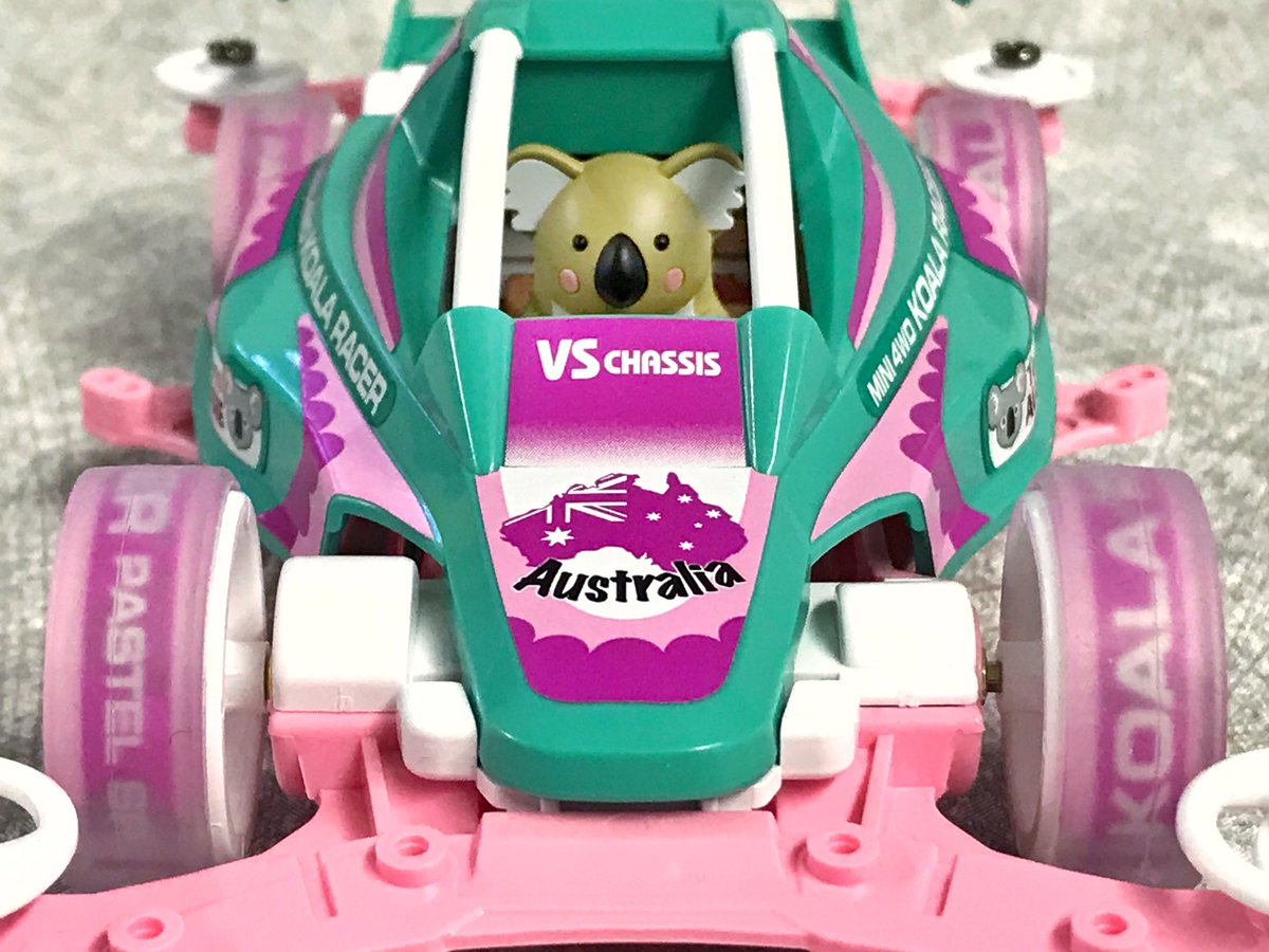 ミニ四駆コアラ パステルスペシャル』です🐨 #mini4wd #ミニ四駆