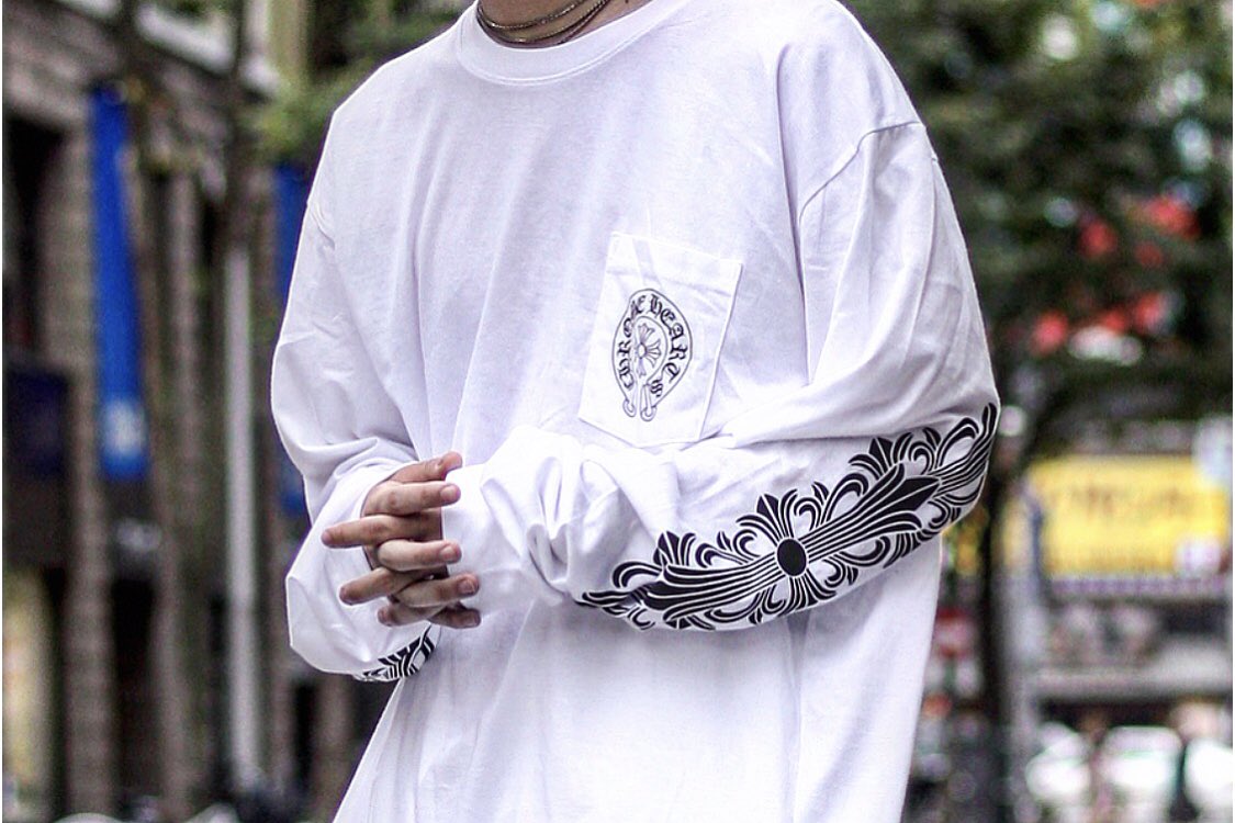 クロムハーツ ロンT ネオンバー Lサイズ クロムハーツ ロングTシャツ L