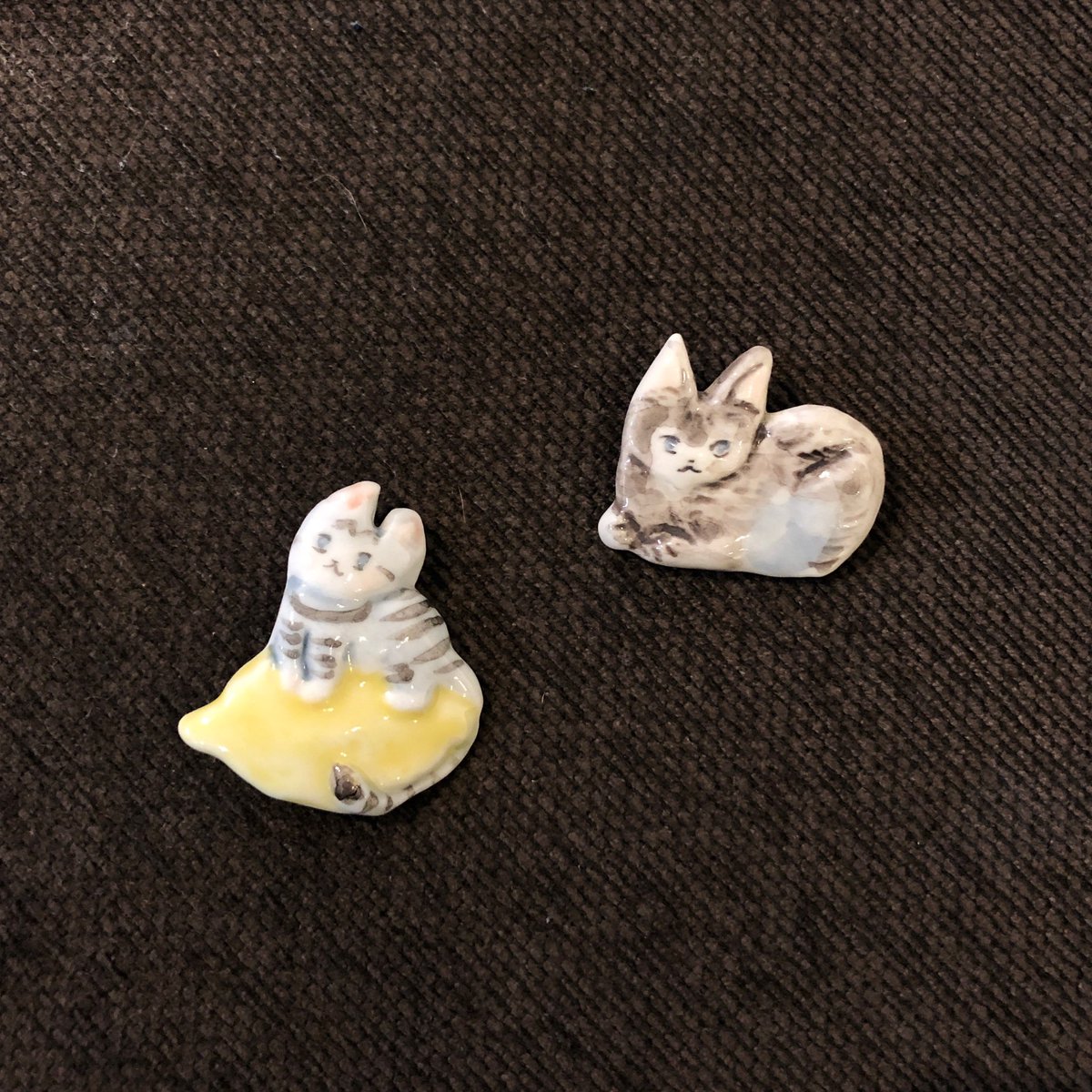 小菅幸子さん コムタン 猫 ブローチ 販売 小菅幸子さん コムタン 猫