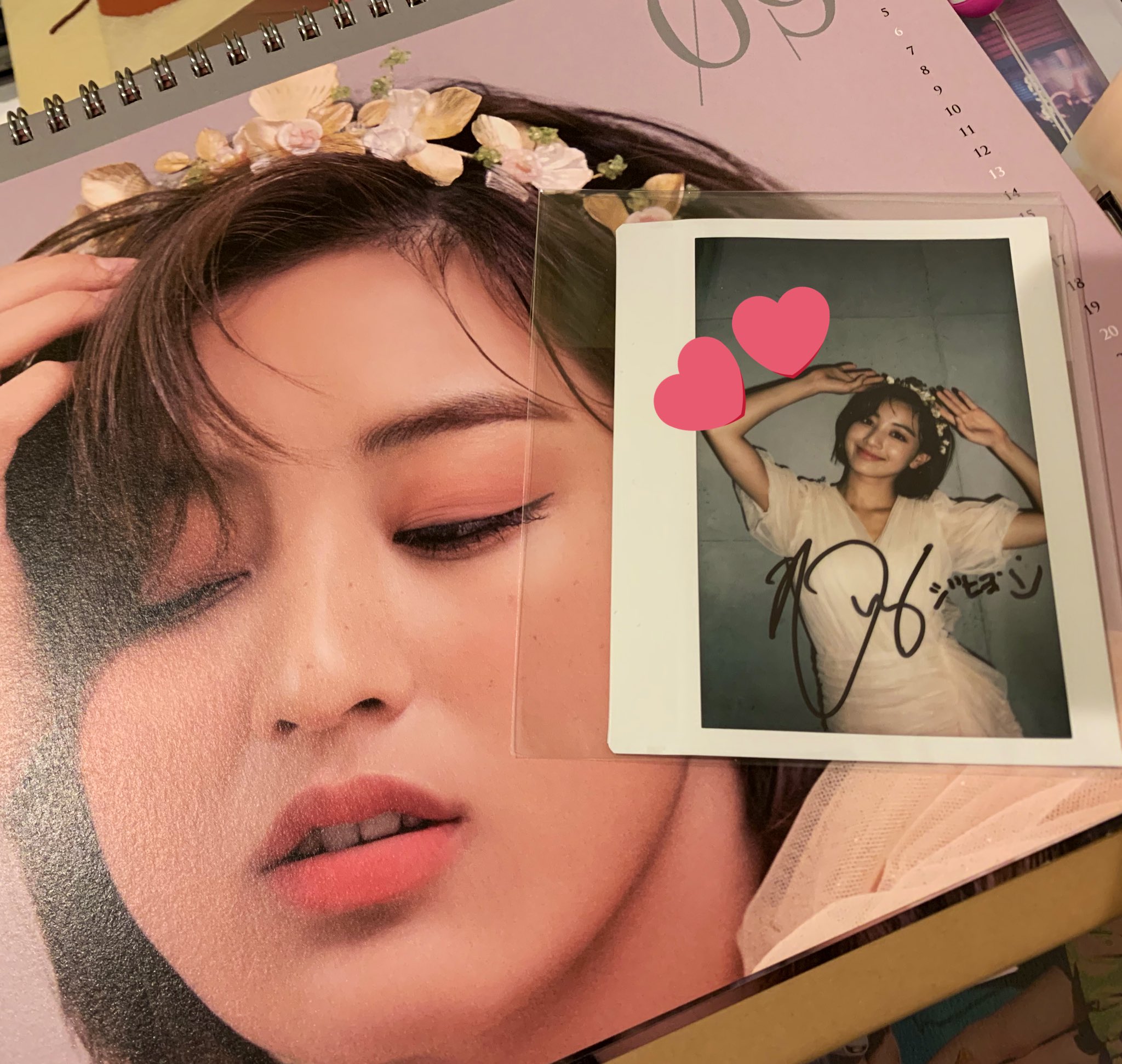 TWICE ジヒョ サイン入りチェキ TWICE5 ジヒョ サイン入りチェキ TWICE