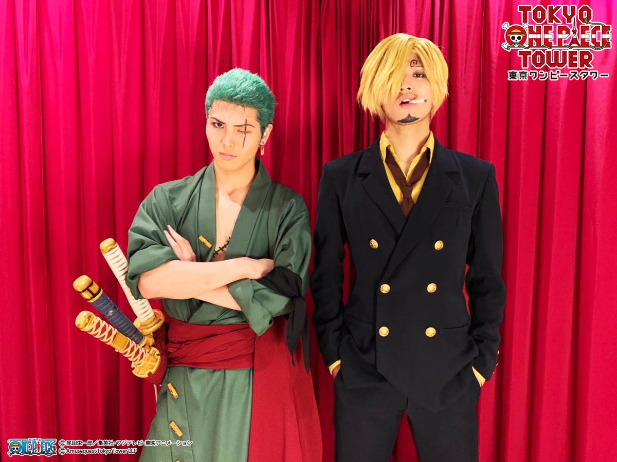 昨日「サンジのスペシャルグリーティングパーティー」にサンジ＆ゾロが