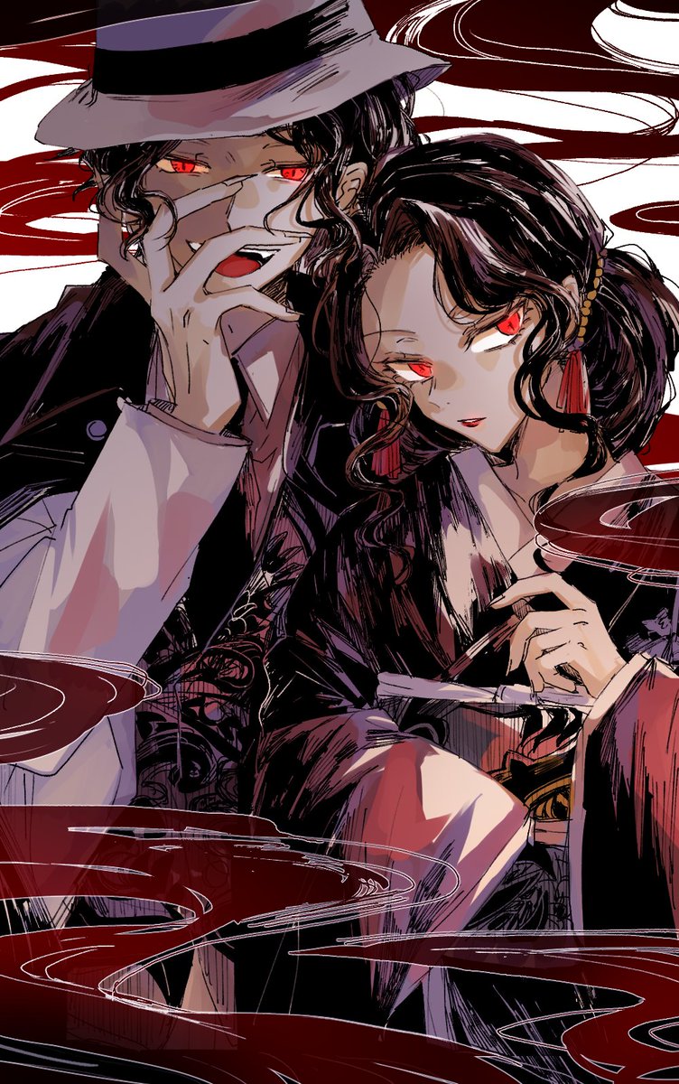 鬼舞辻無惨イラスト】鬼滅の刃 鬼舞辻無惨 ufotable dining クリア