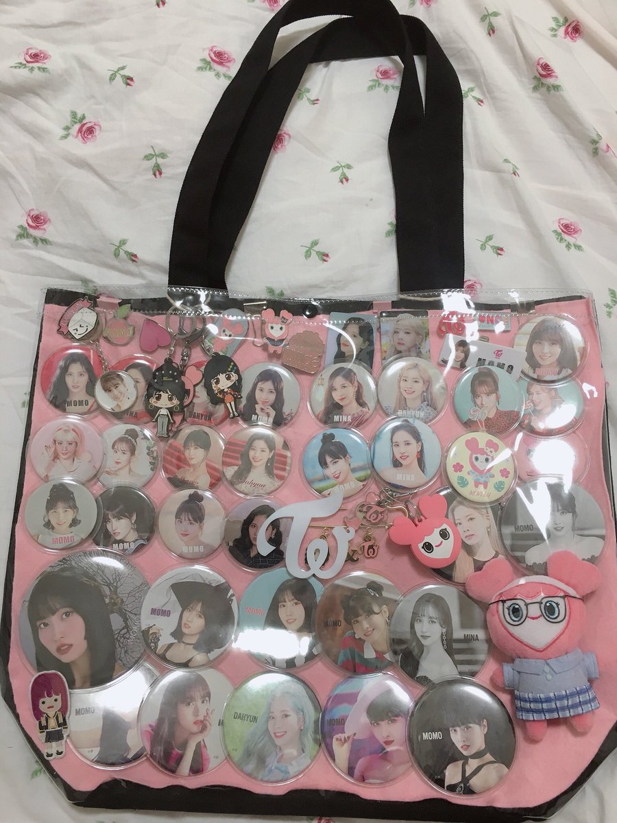 TWICE ナヨン 痛バ トートバッグ 缶バッジ トレカ サナ ミナ グッズ