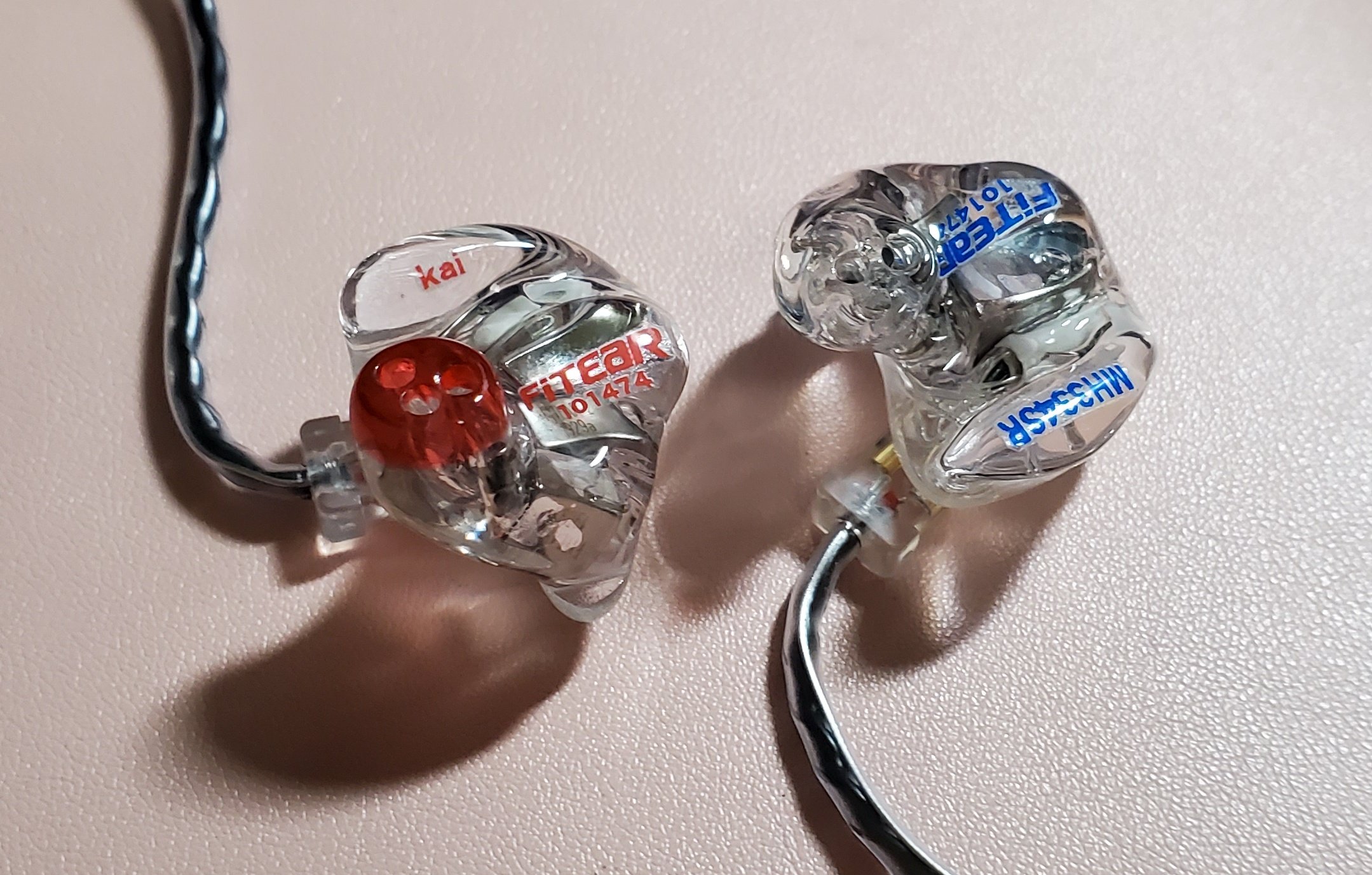 fitear MH334SR カスタムIEM リケーブル付 カスタムiem fitear MH334SR
