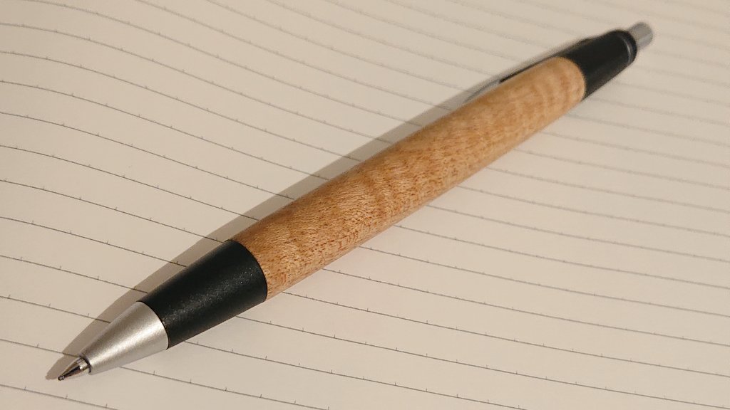 野原工芸 栃縮杢 シャープペンシル 2025年下半期納付 栃縮杢のシャープ