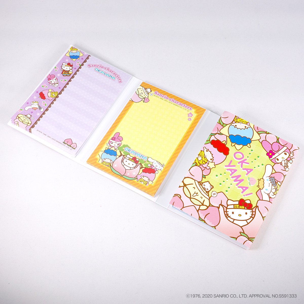 ハローキティ 御当地 メモ パタパタメモ帳 サンリオ ご当地 キティ