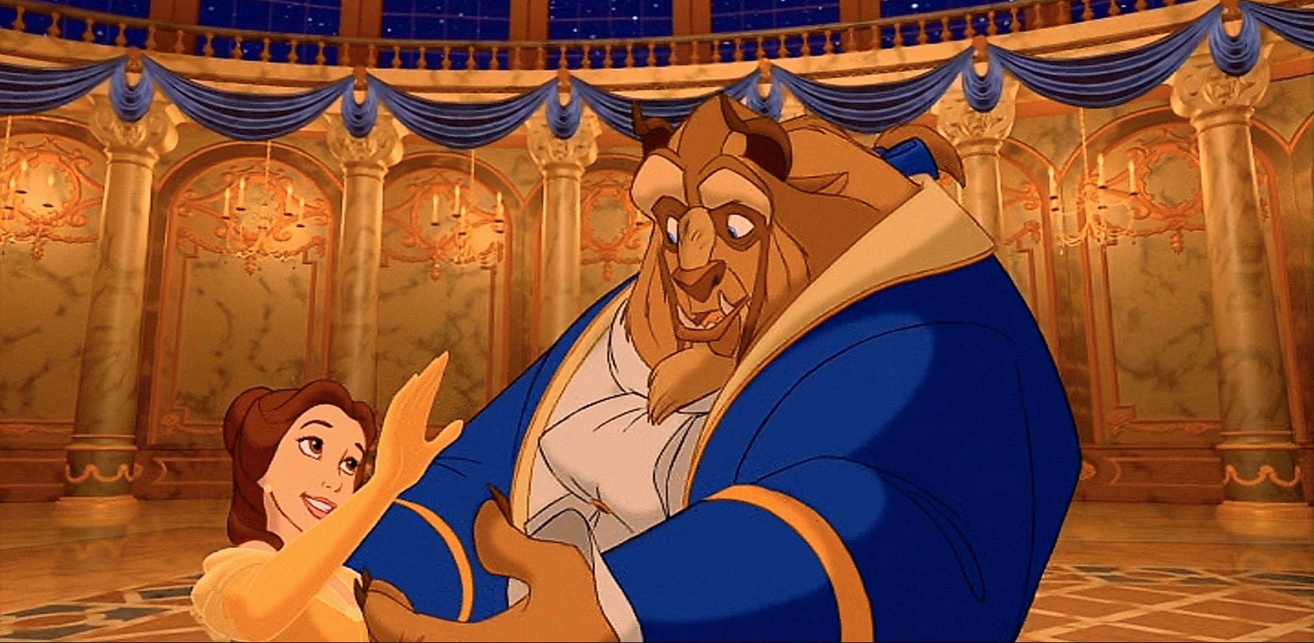 ディズニー 美女と野獣 Ballroom Dancing セル画 ディズニー 美女と