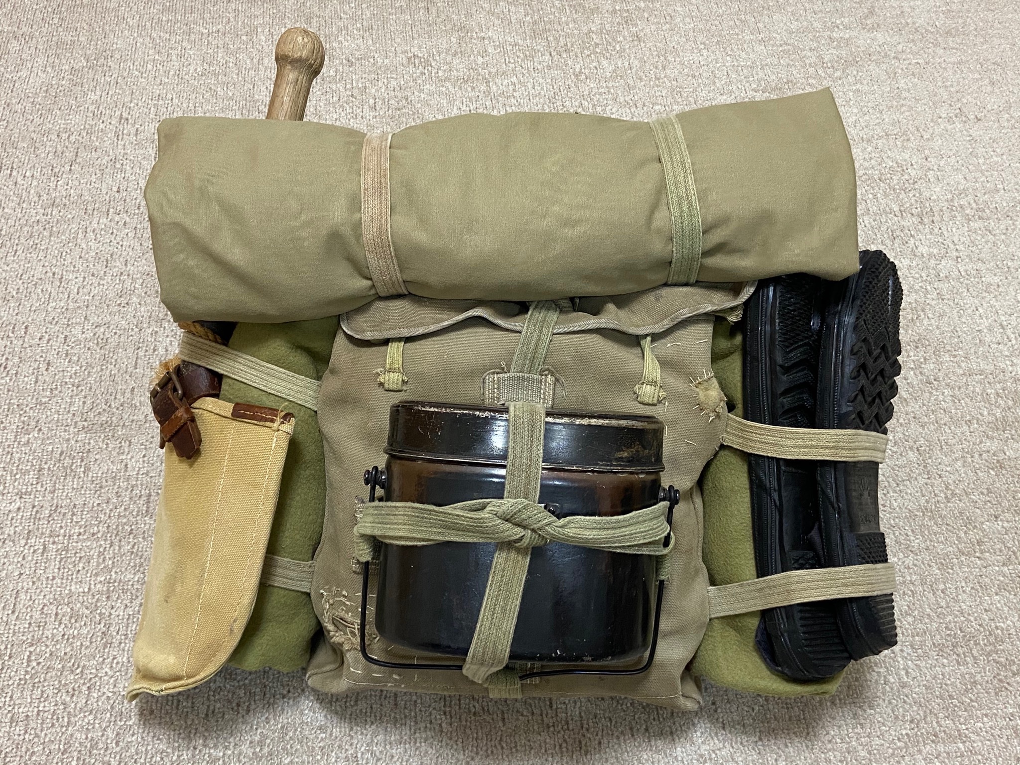 日本軍 日本陸軍 蛸足背嚢 九九式背嚢 日本陸軍 兵用九