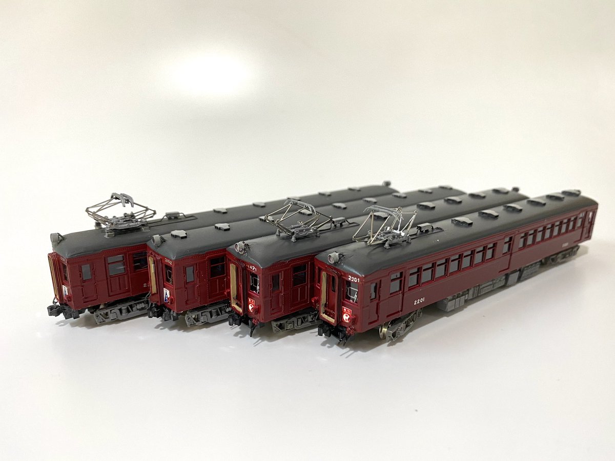 HOゲージ 参宮急行電鉄2200系 4両 HOゲージ 参宮急行電鉄2200系