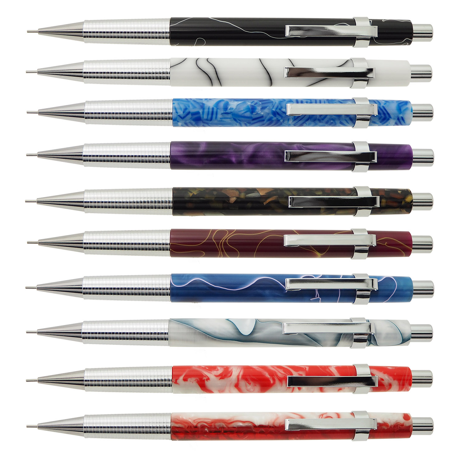 クラフトエー シャープペンシルII クラロウォールナット瘤杢0.5