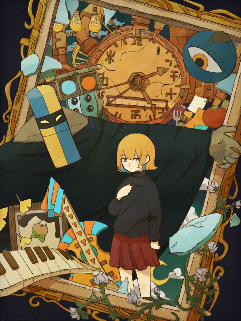 ずっと真夜中でいいのに にらちゃん 秒針を噛む No1 ゴールド Amazon